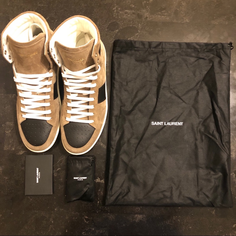 Saint Laurent SL10H Alpha Sigma Sneakers